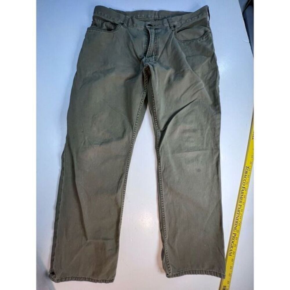 Polo Ralph Lauren 650 Pants Mens‎ 36x29 Straight Green Chino Cotton 36x30 On Tag